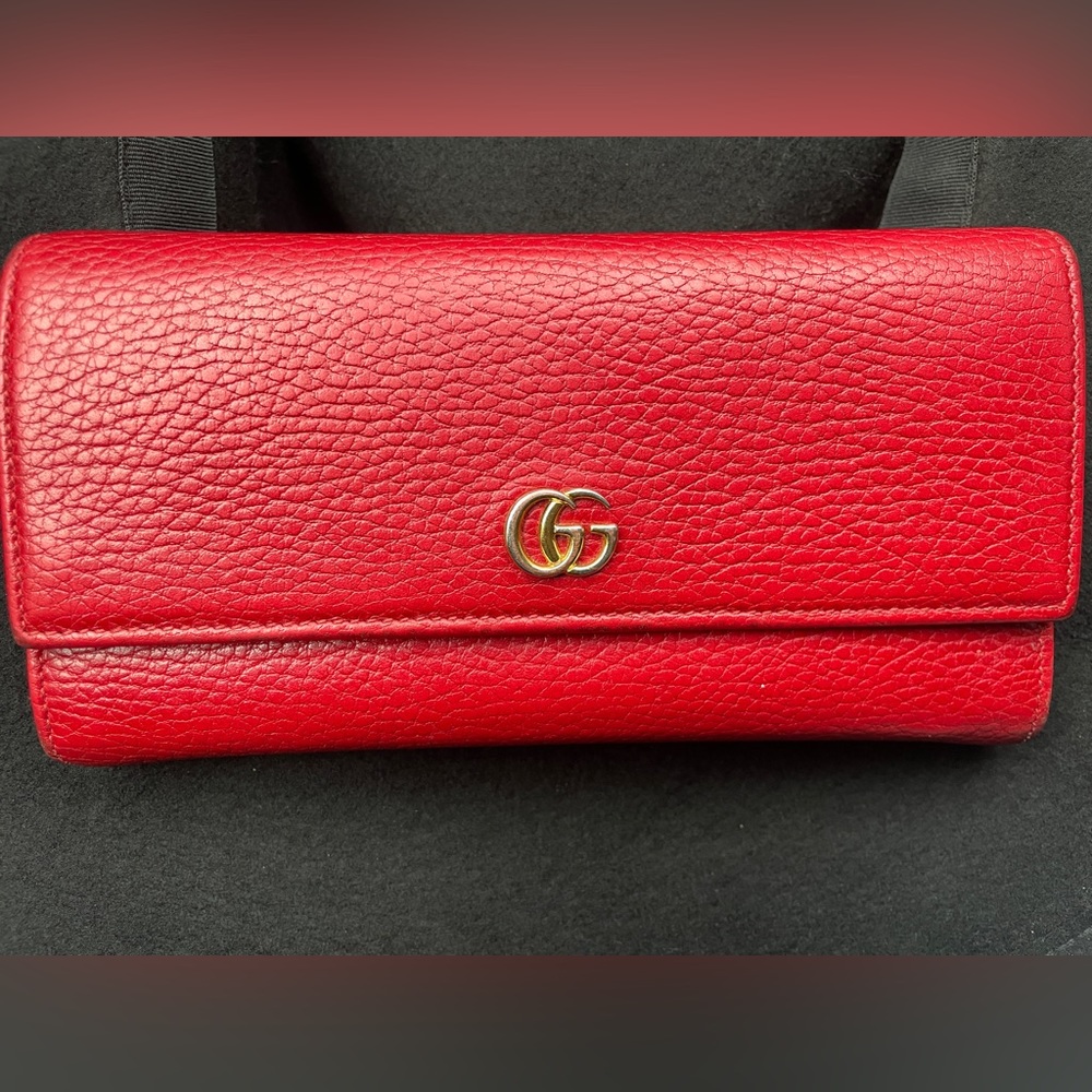 GUCCI GG Marmont leather continental wallet